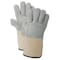 Magid Leather Gloves, Wing Thumb, Gray, XL, 12 PK T374DPG-XL - alternate 1